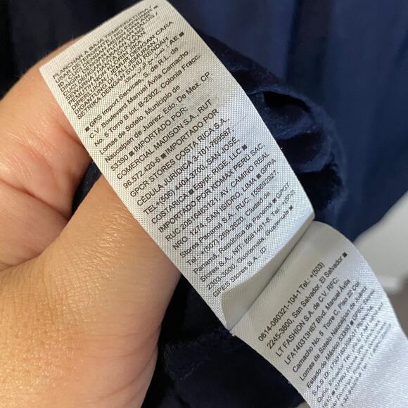 Old Navy Blue Short Sleeve Twist Front Cutout Midi Shirt Dress Linen Blend Sz 2X - Picture 11 of 13